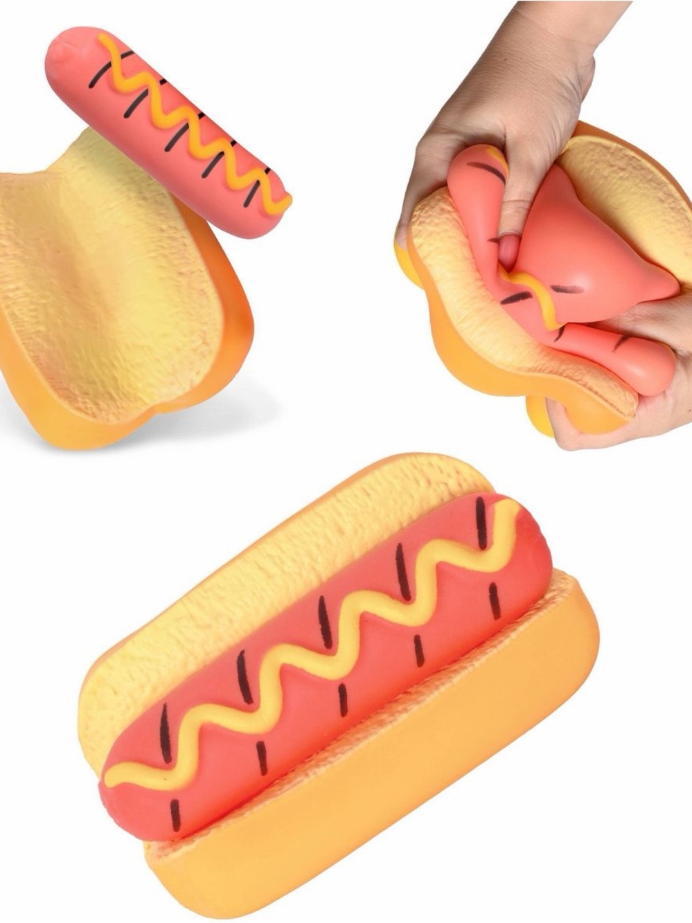 SUNNY DAYS | Squeeezy Hot Dog Fidget Toy